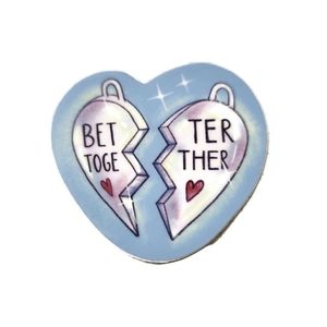 Sticker: Better Together - 2" Heart